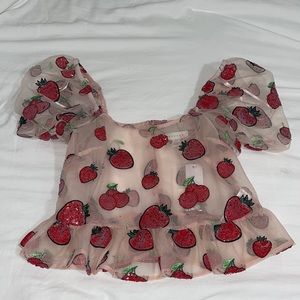 Top Shop Cherry shirt 🍒